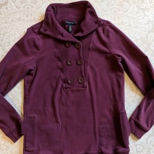 Banana Republic double button sweatshirt